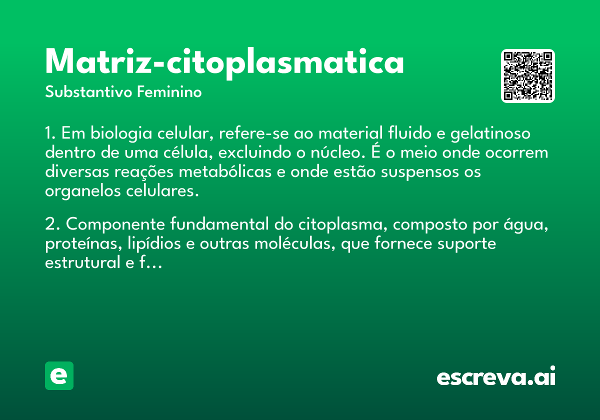 matriz-citoplasmatica