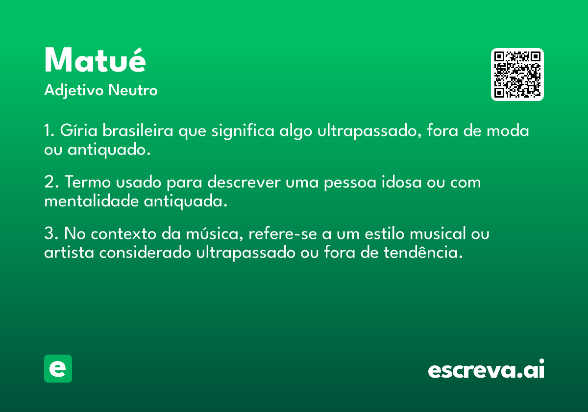 matué