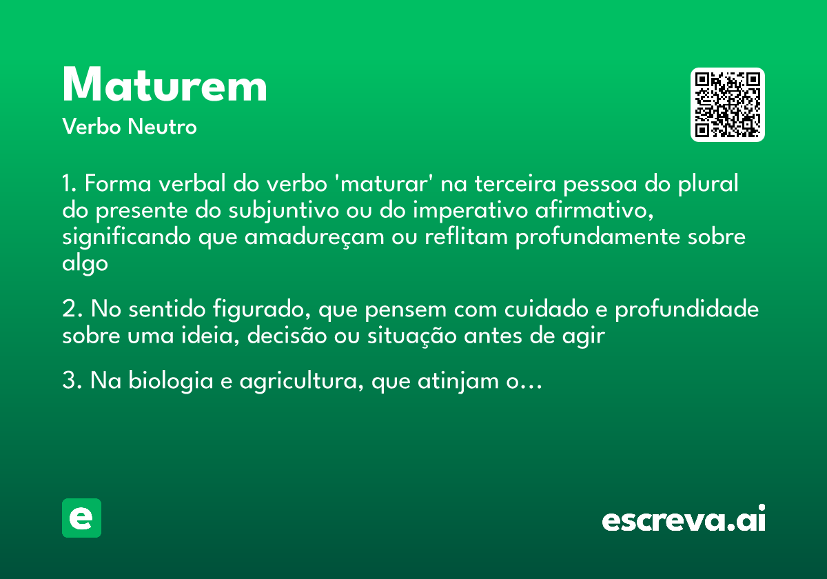 maturem