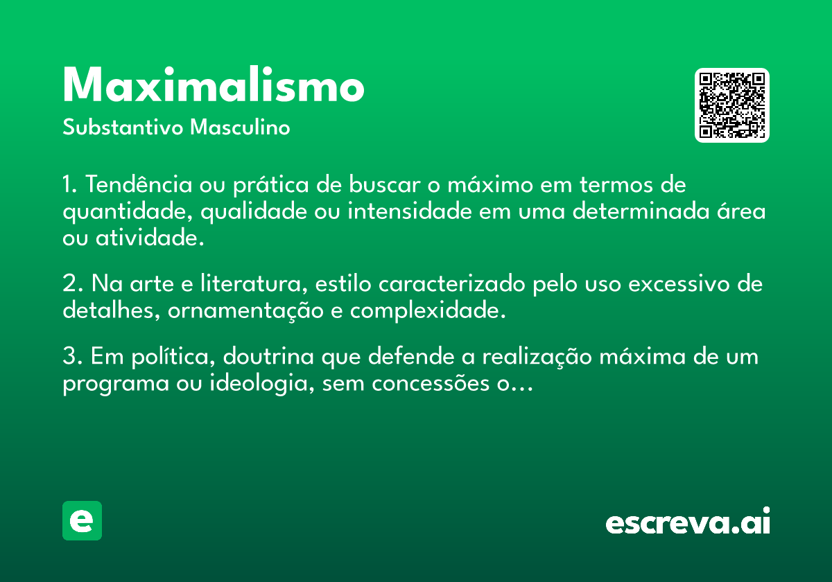 maximalismo