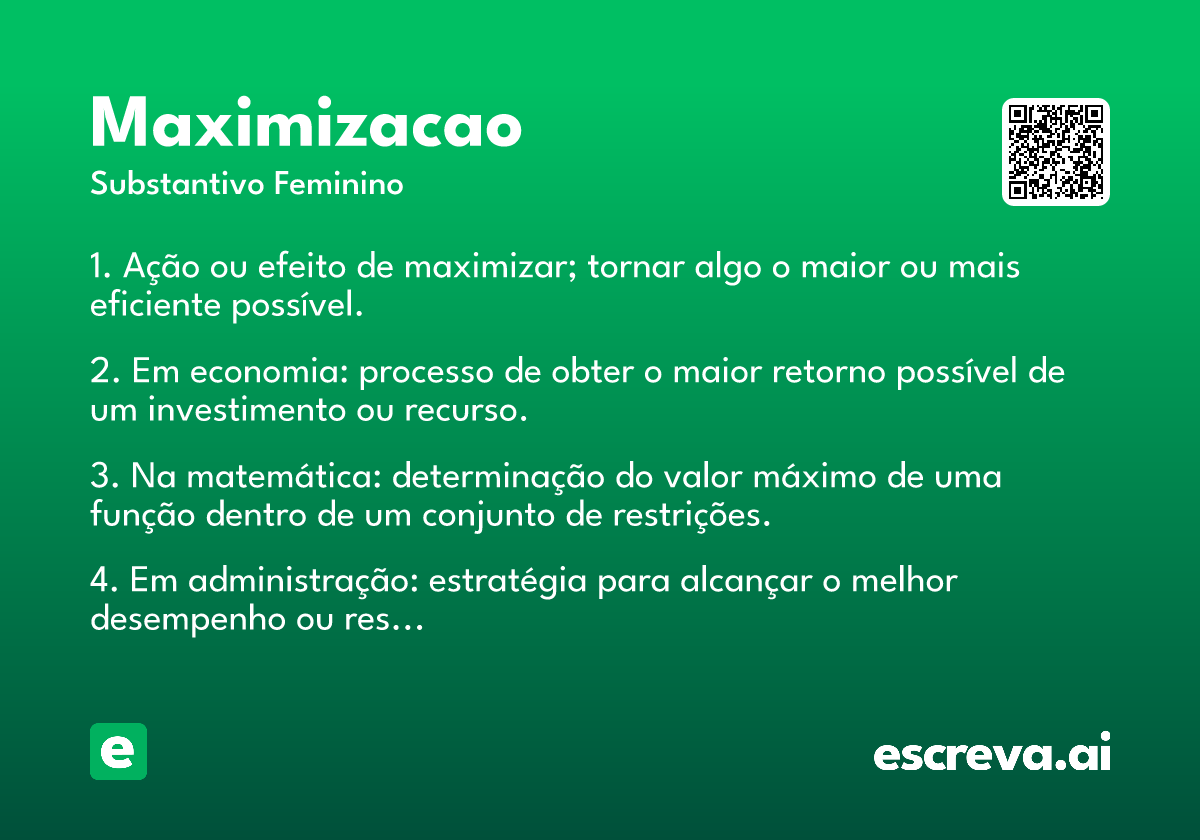 maximizacao