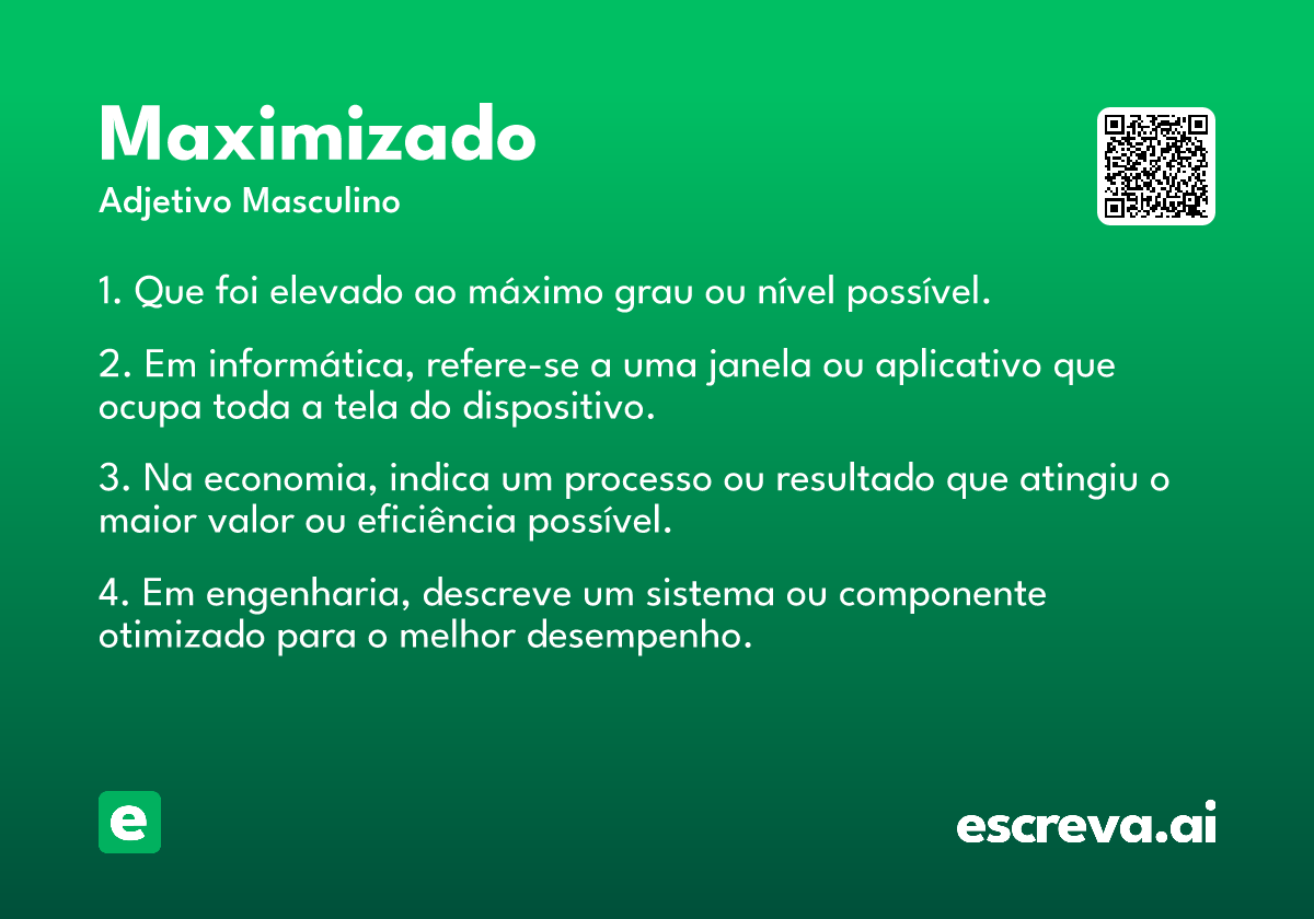 maximizado
