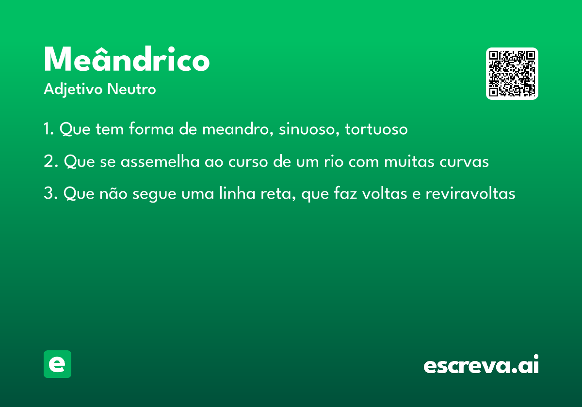 meândrico
