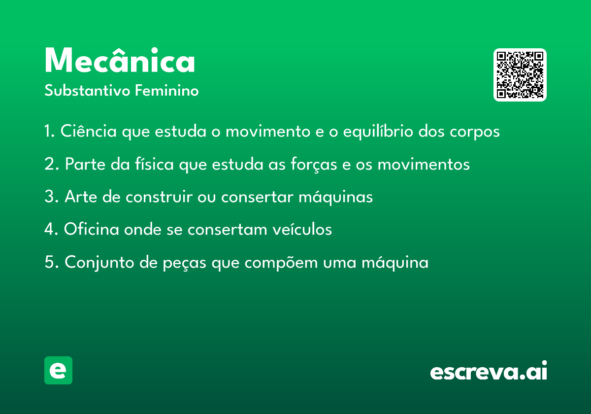 mecânica