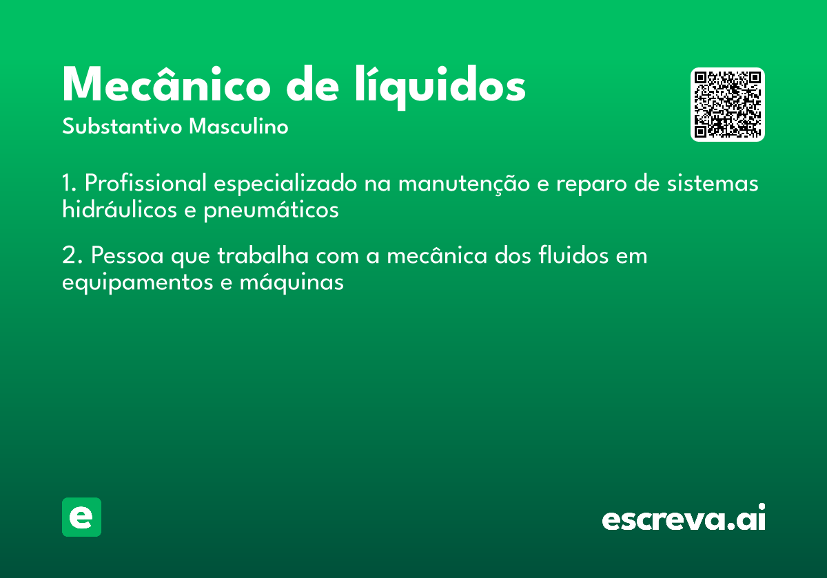 mecânico de líquidos
