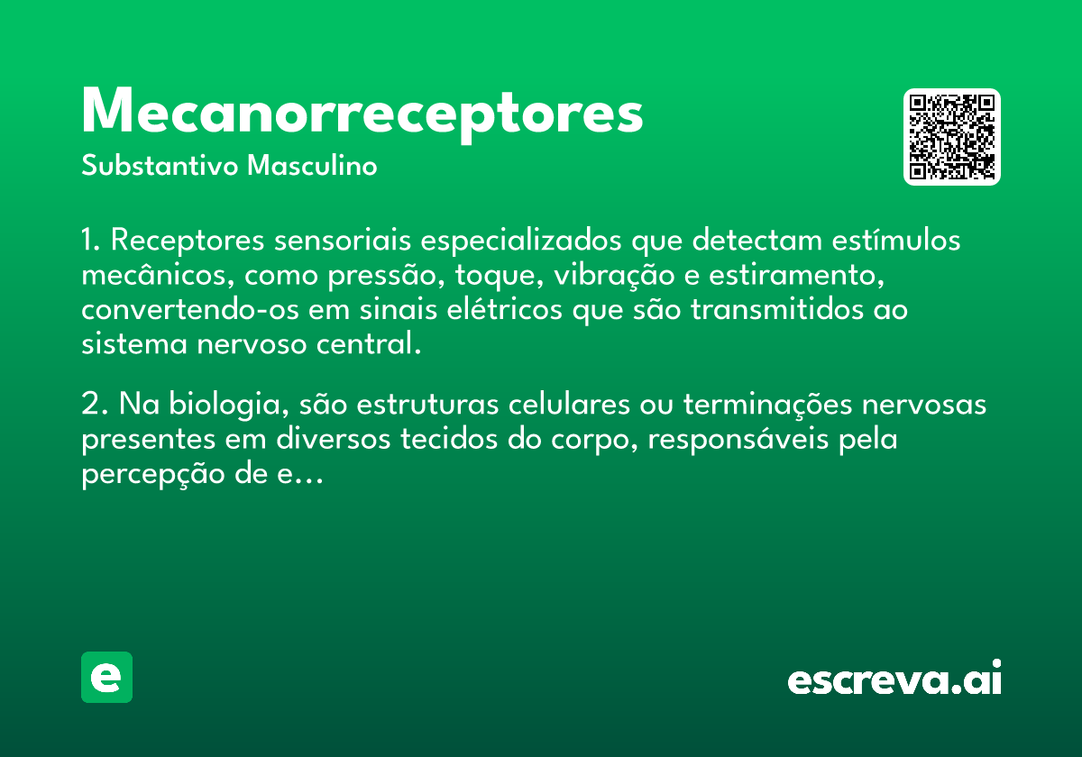 mecanorreceptores