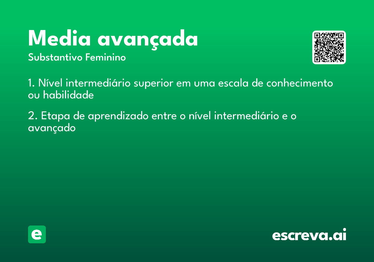 media avançada