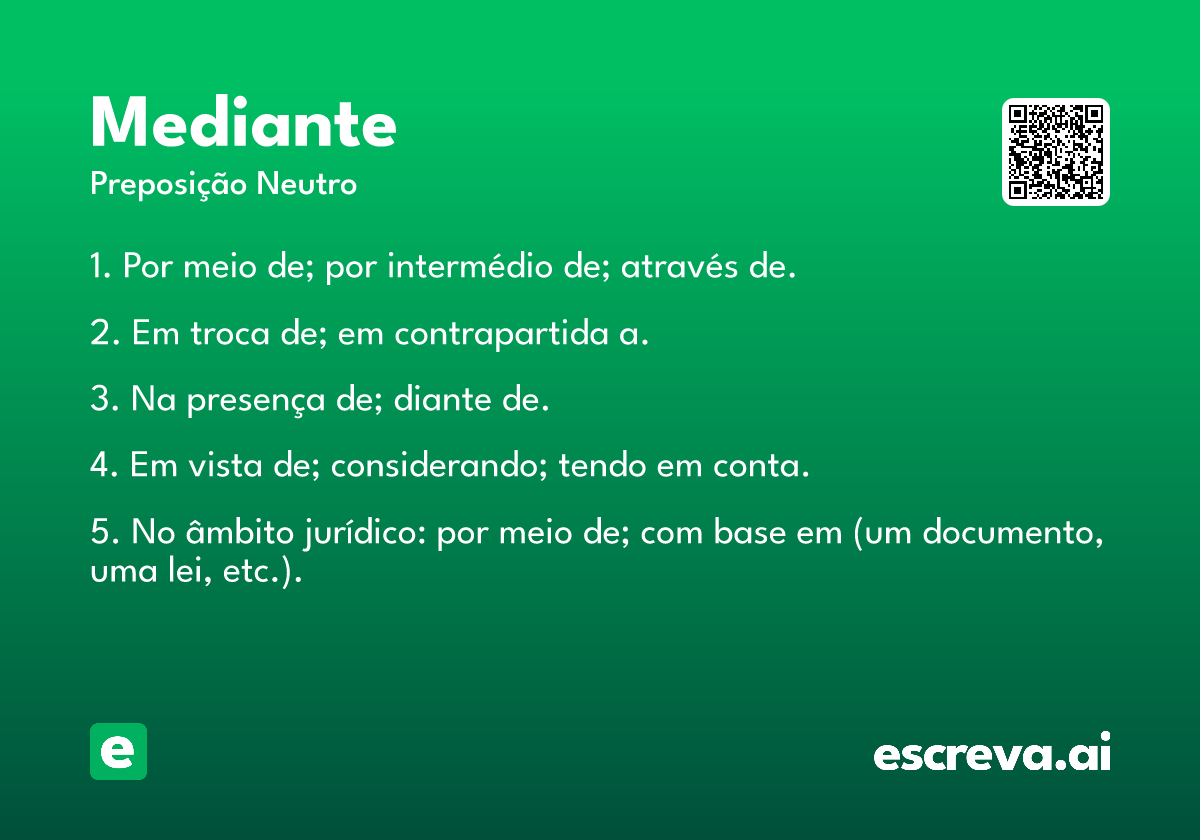 mediante