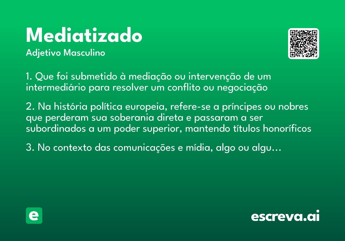 mediatizado