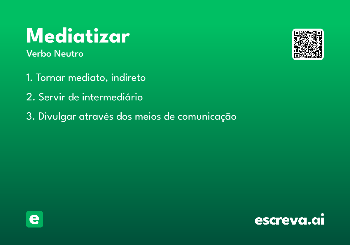 mediatizar