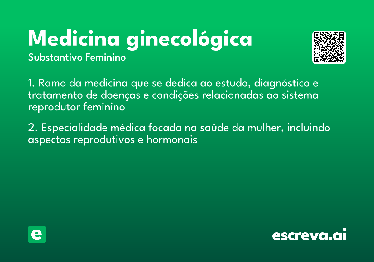 medicina ginecológica
