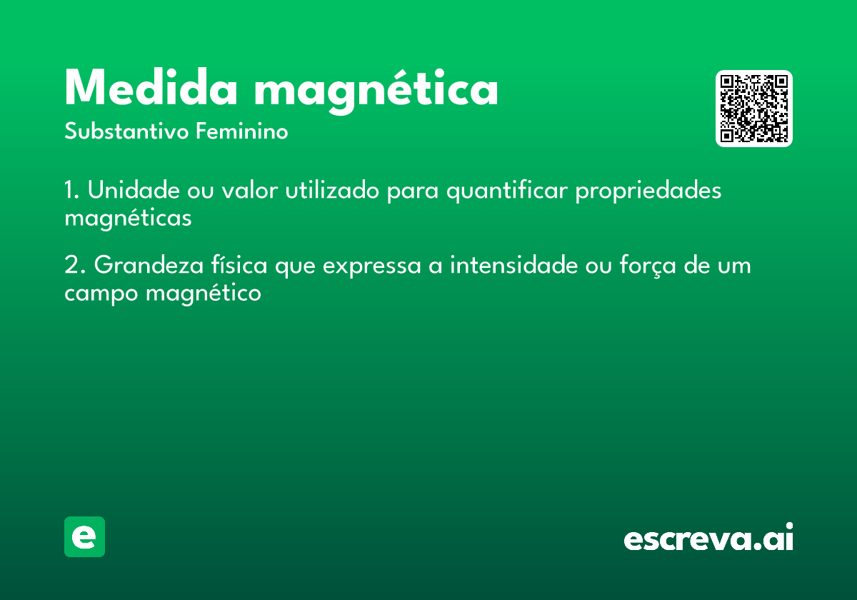 medida magnética
