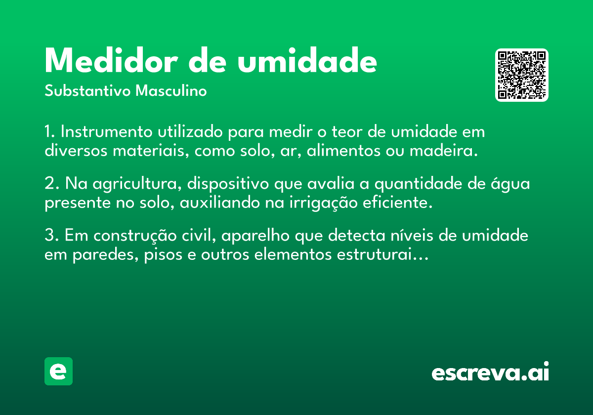 medidor de umidade