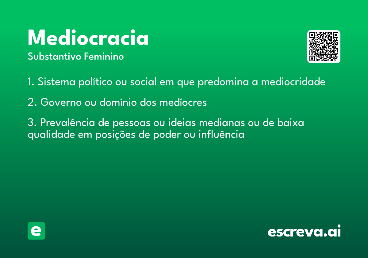 mediocracia