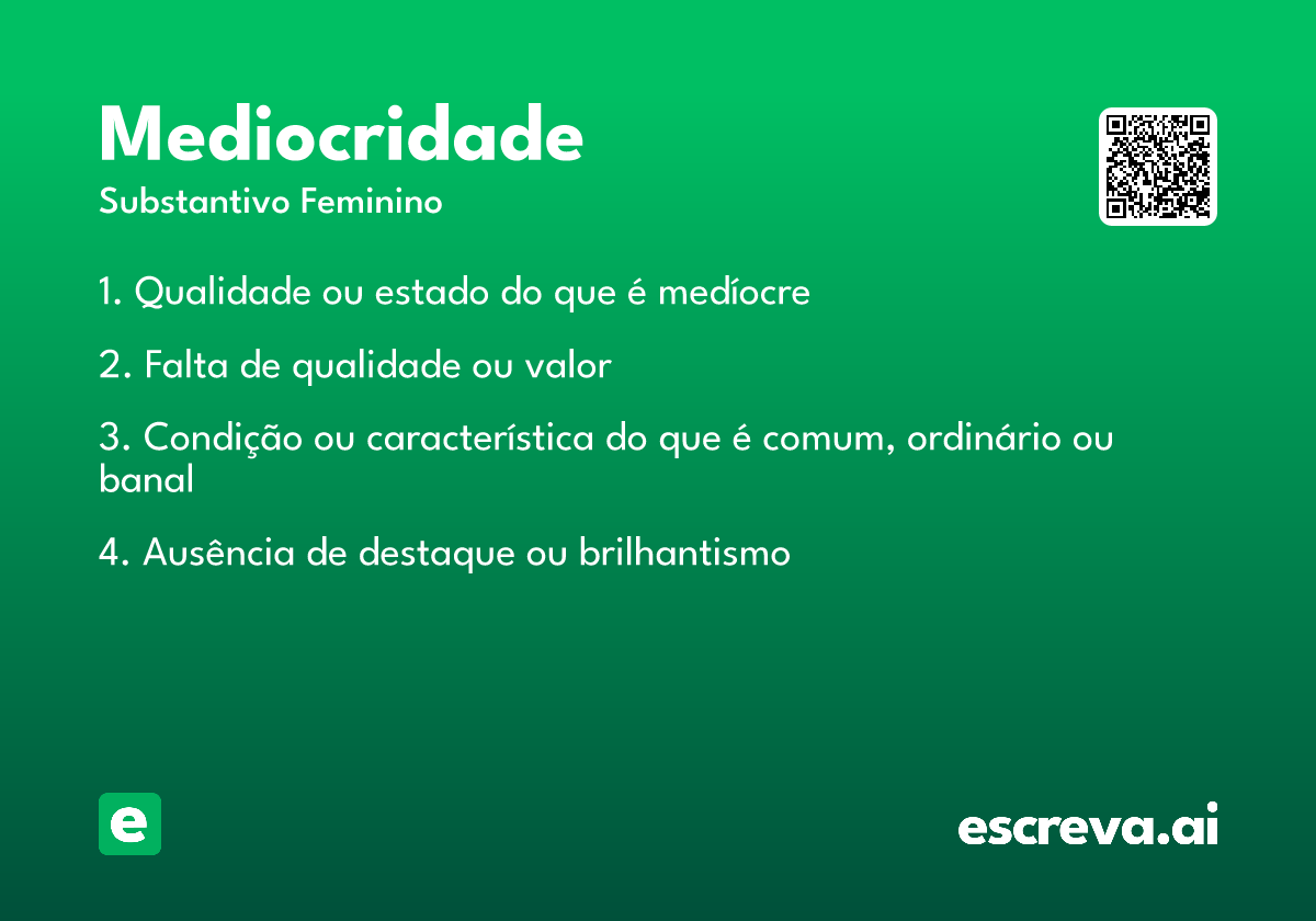 mediocridade