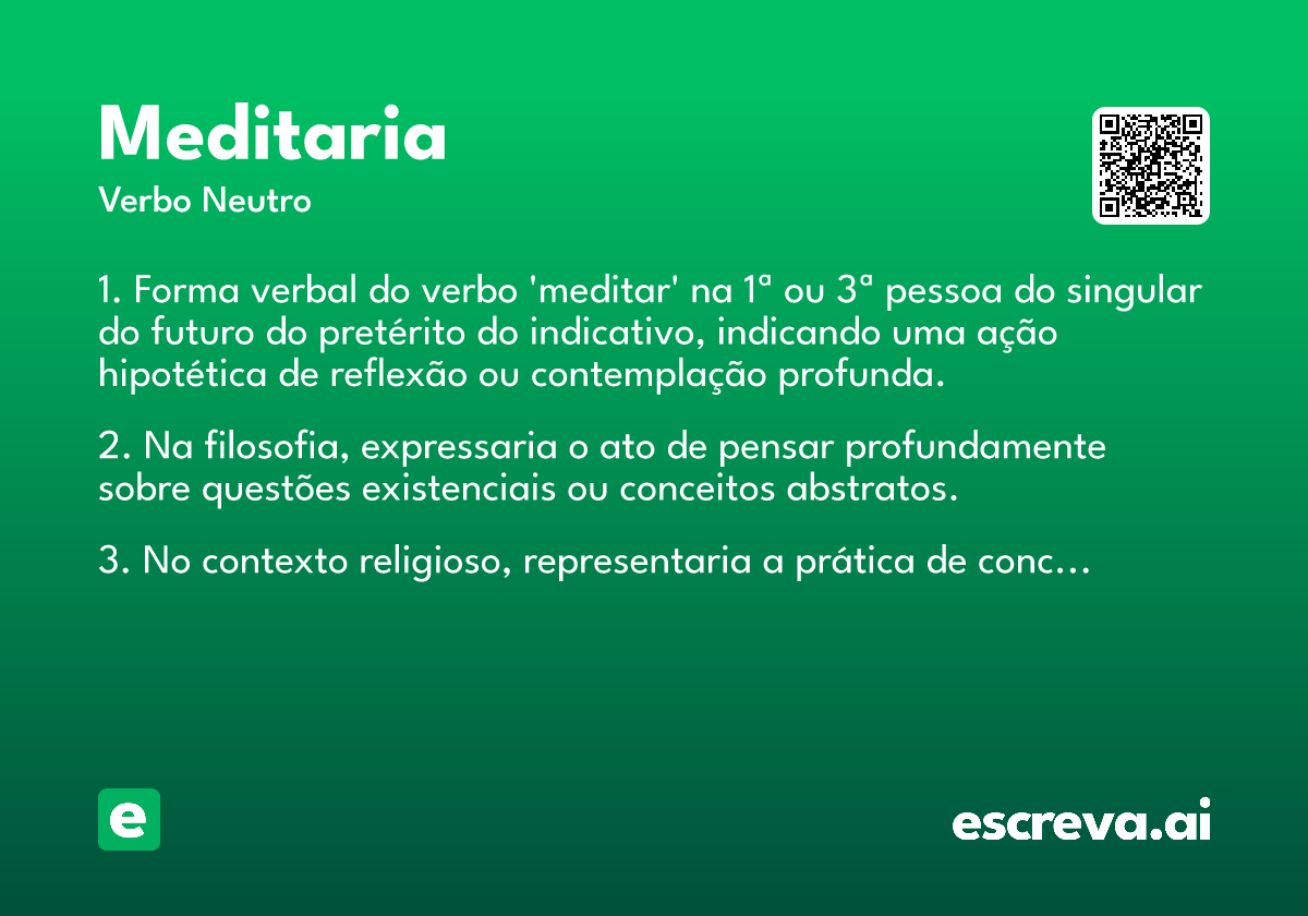 meditaria