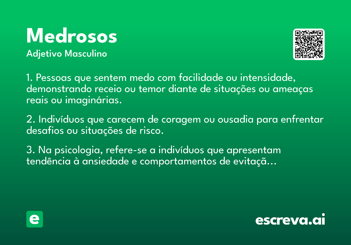 medrosos
