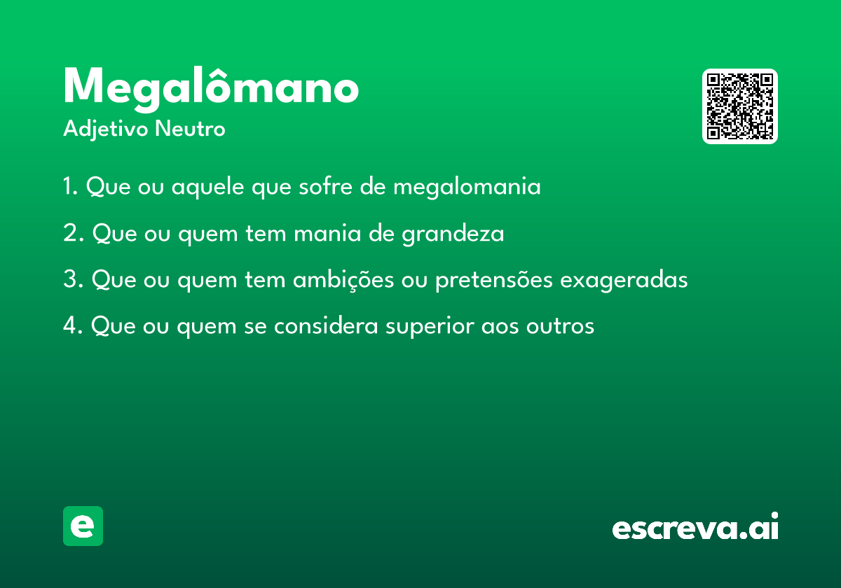 megalômano