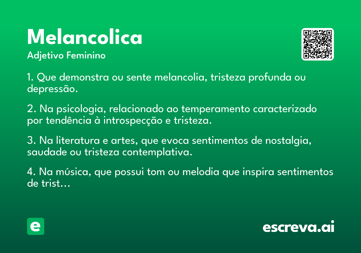 melancolica