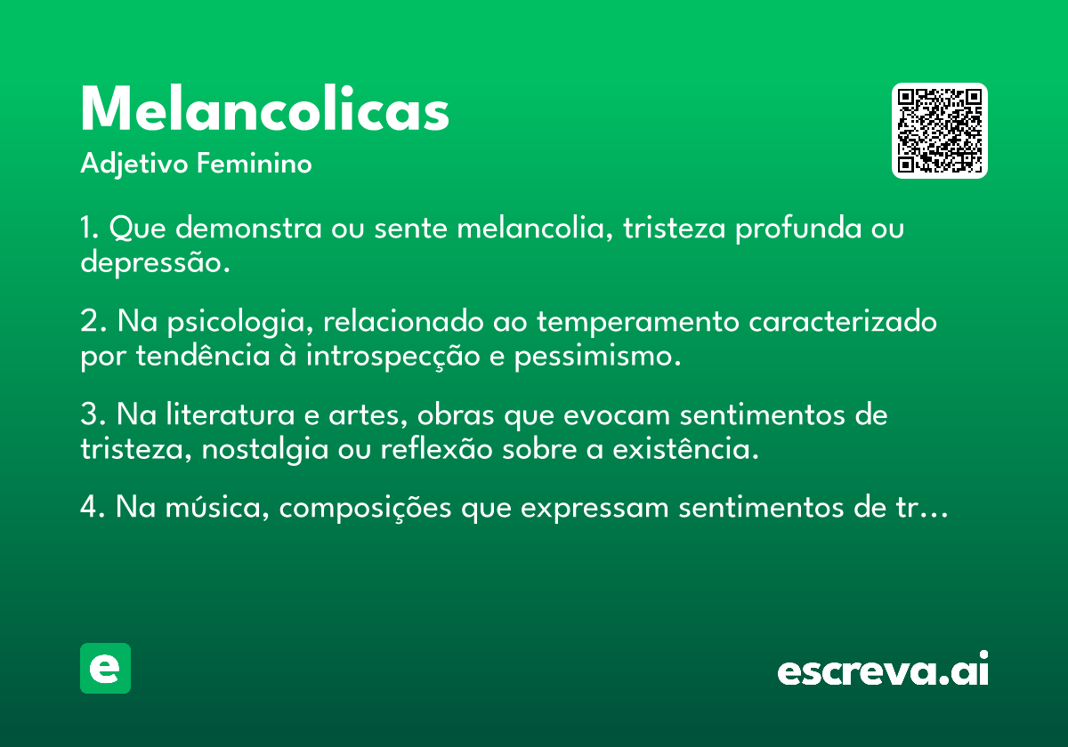 melancolicas