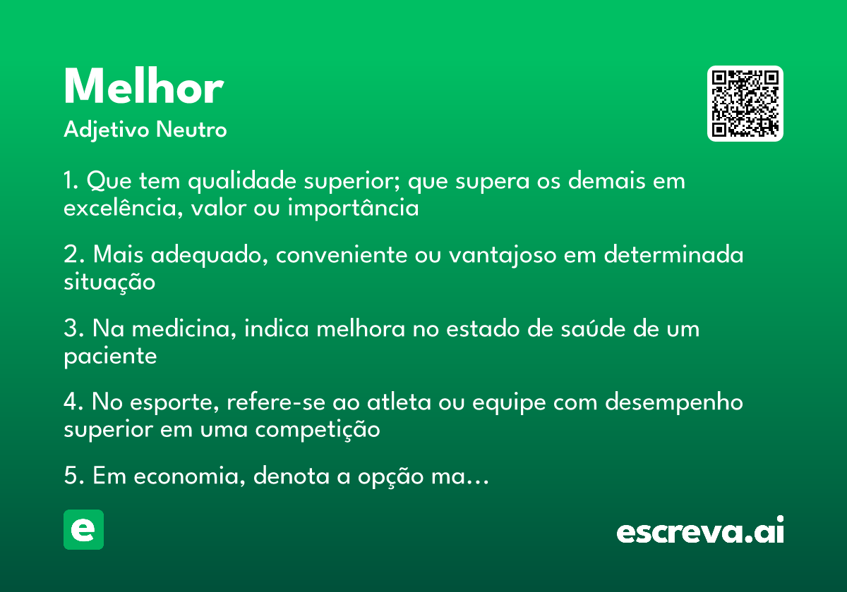 melhor