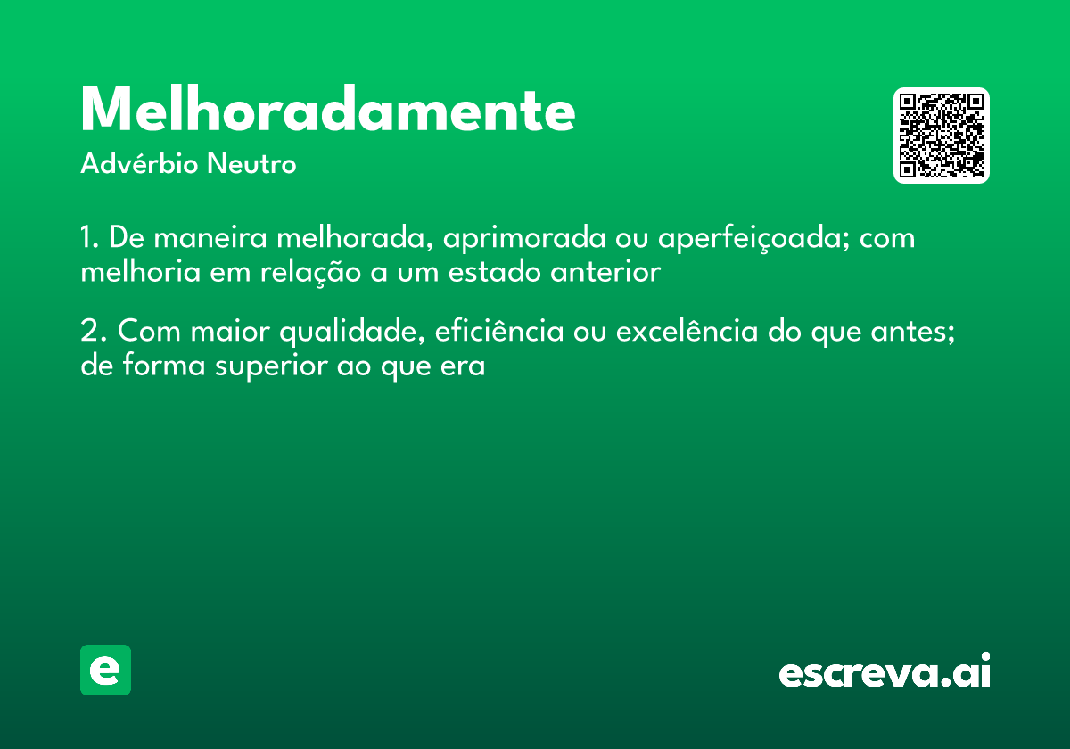 melhoradamente