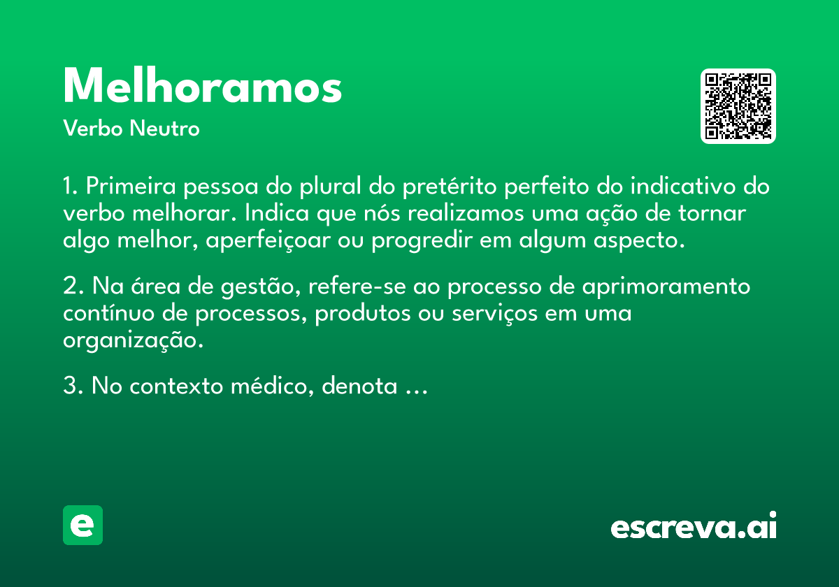 melhoramos