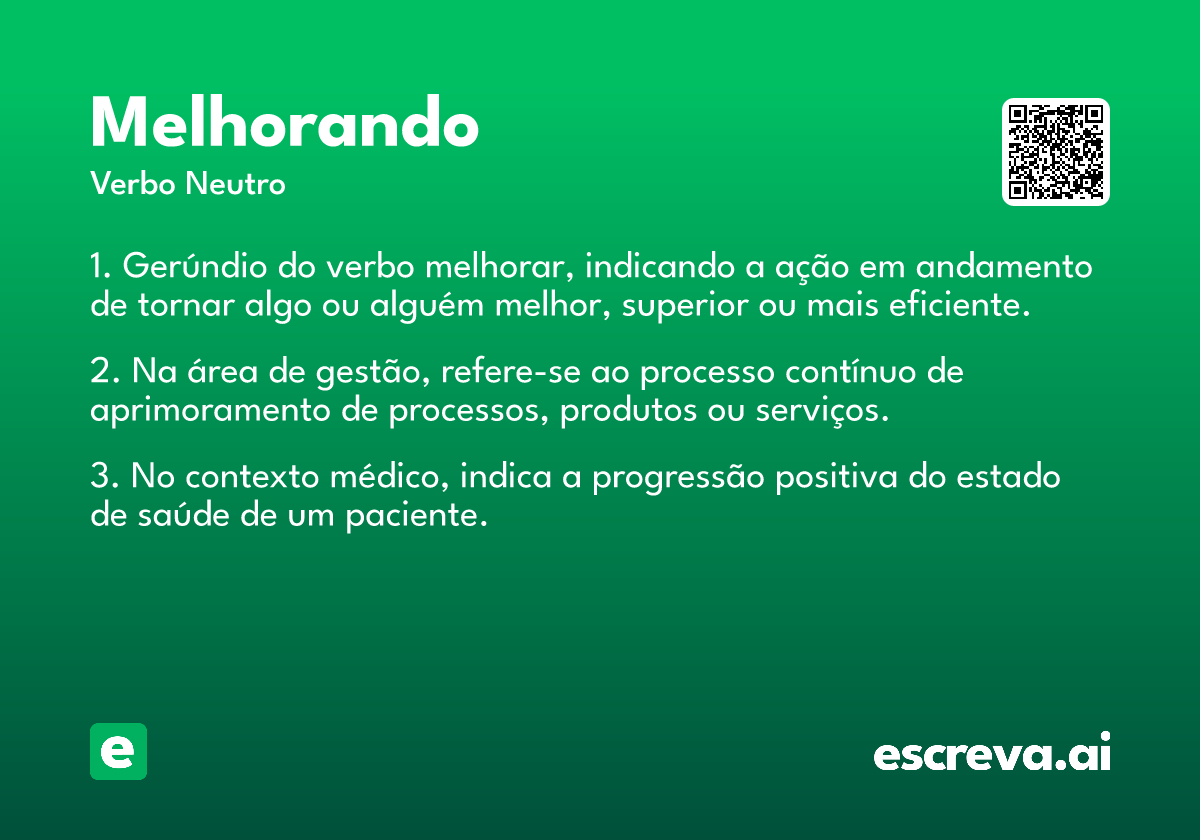 melhorando