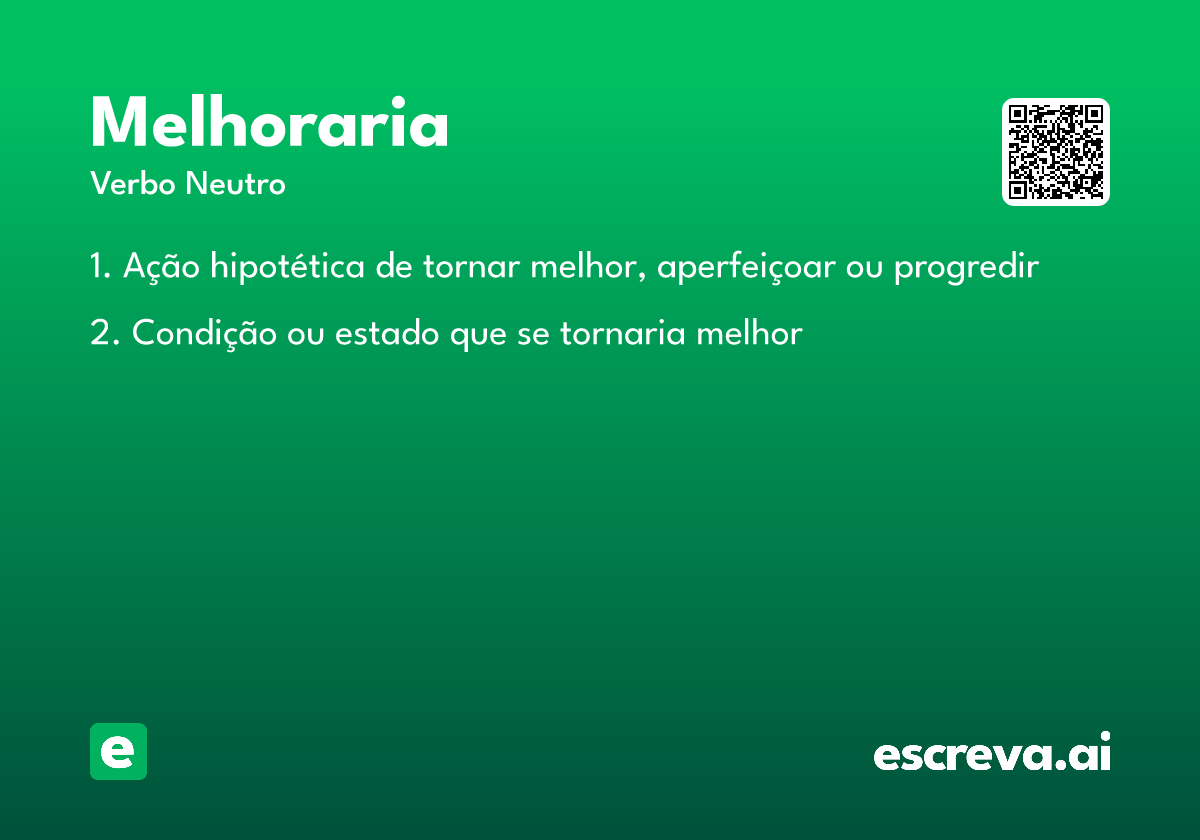 melhoraria