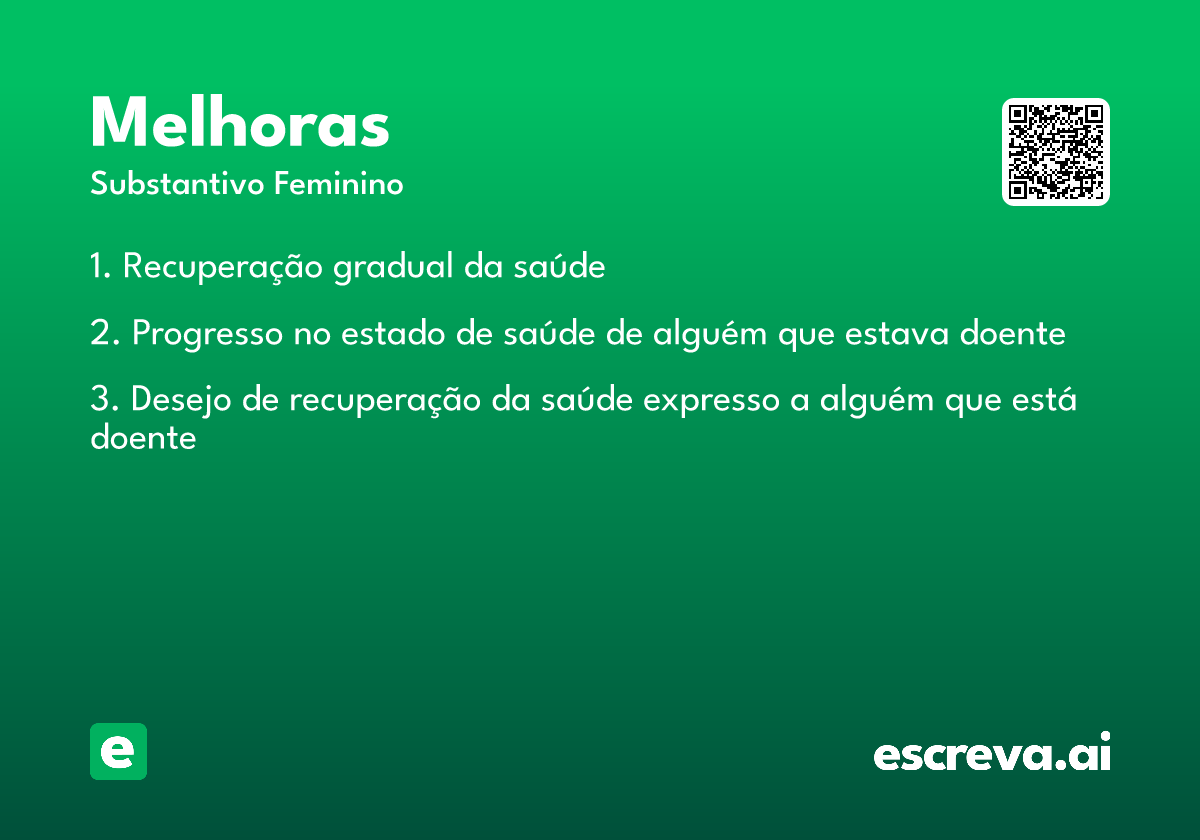 melhoras