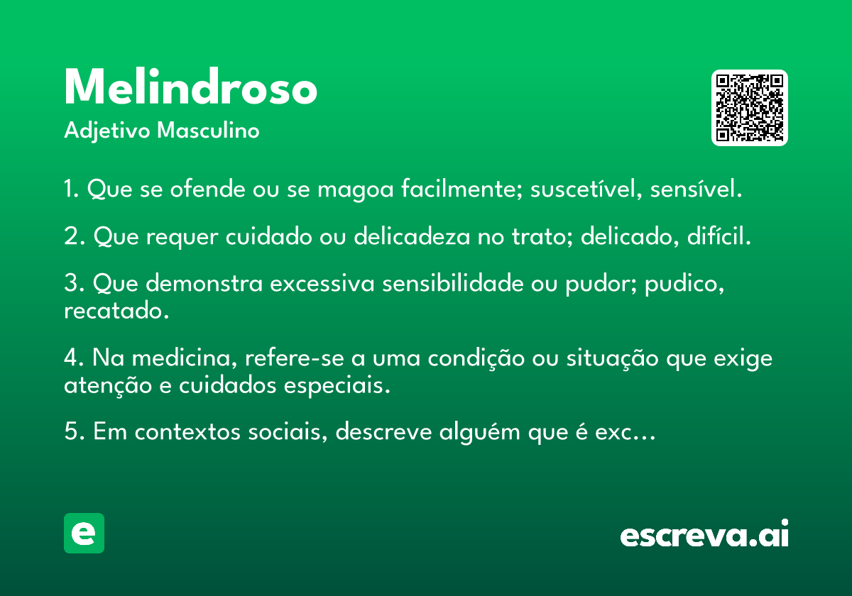 melindroso