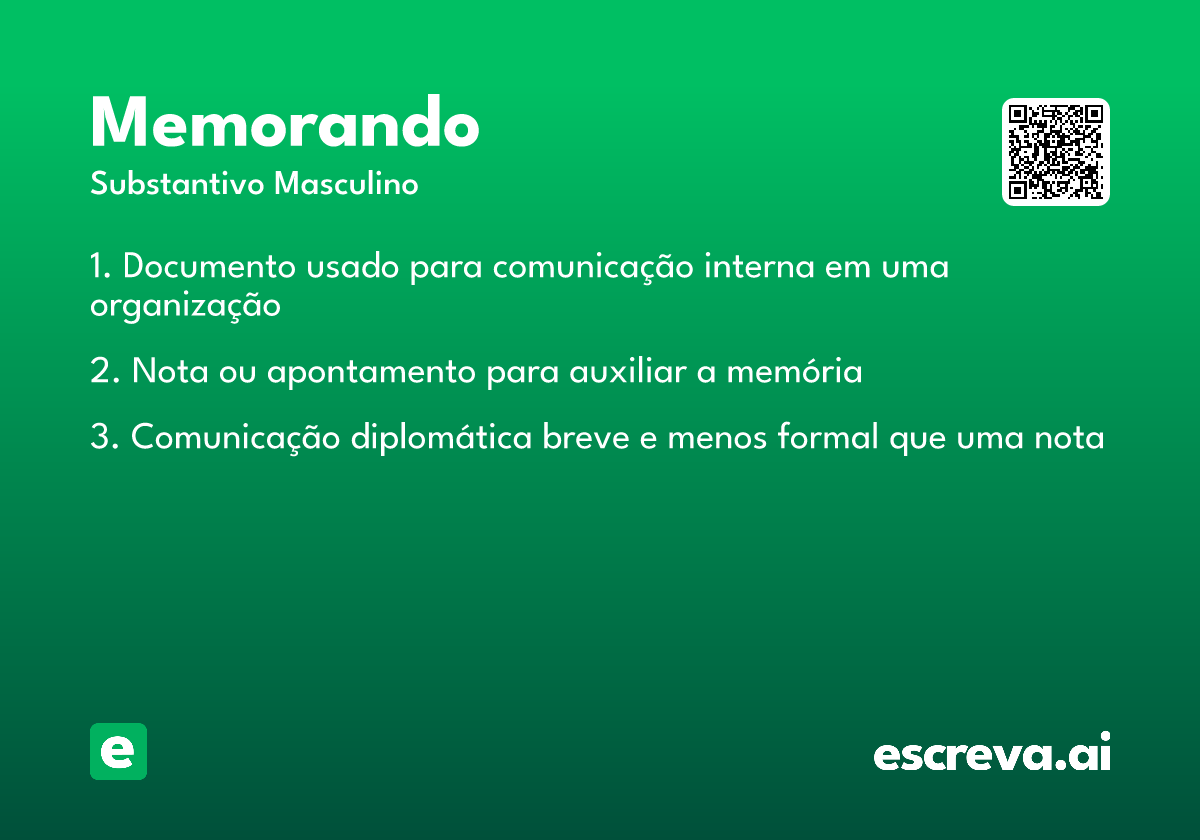 memorando