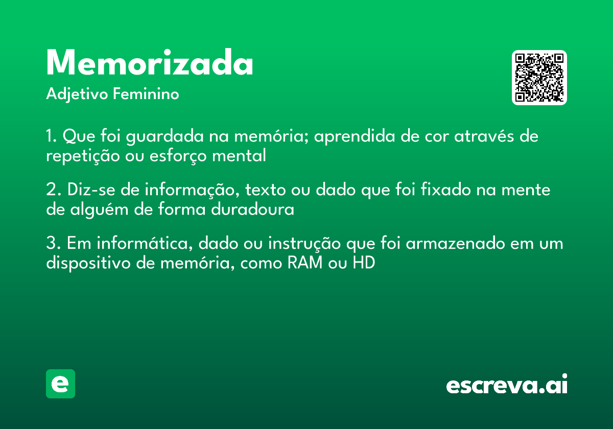 memorizada