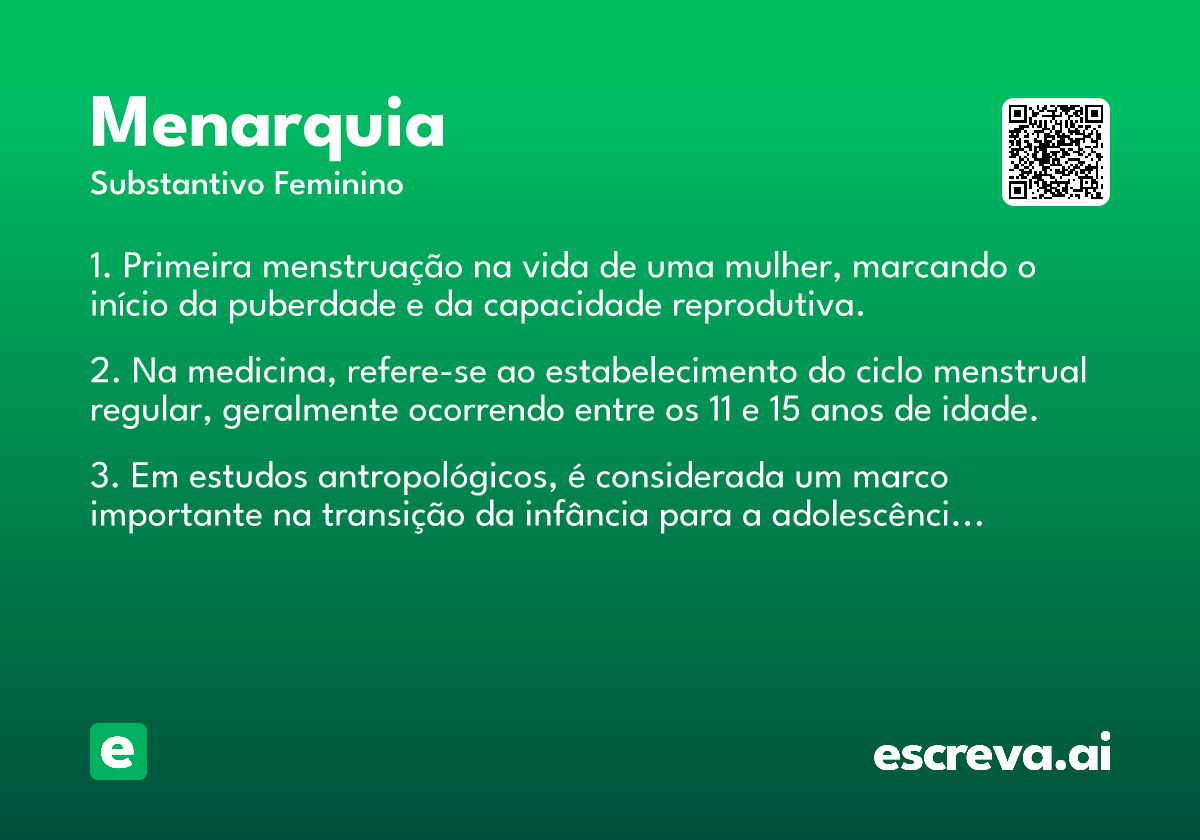 menarquia
