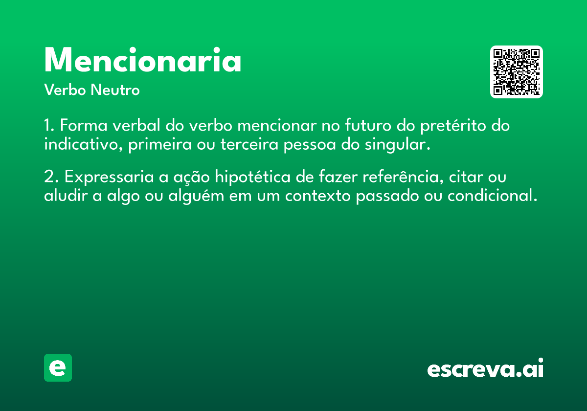 mencionaria