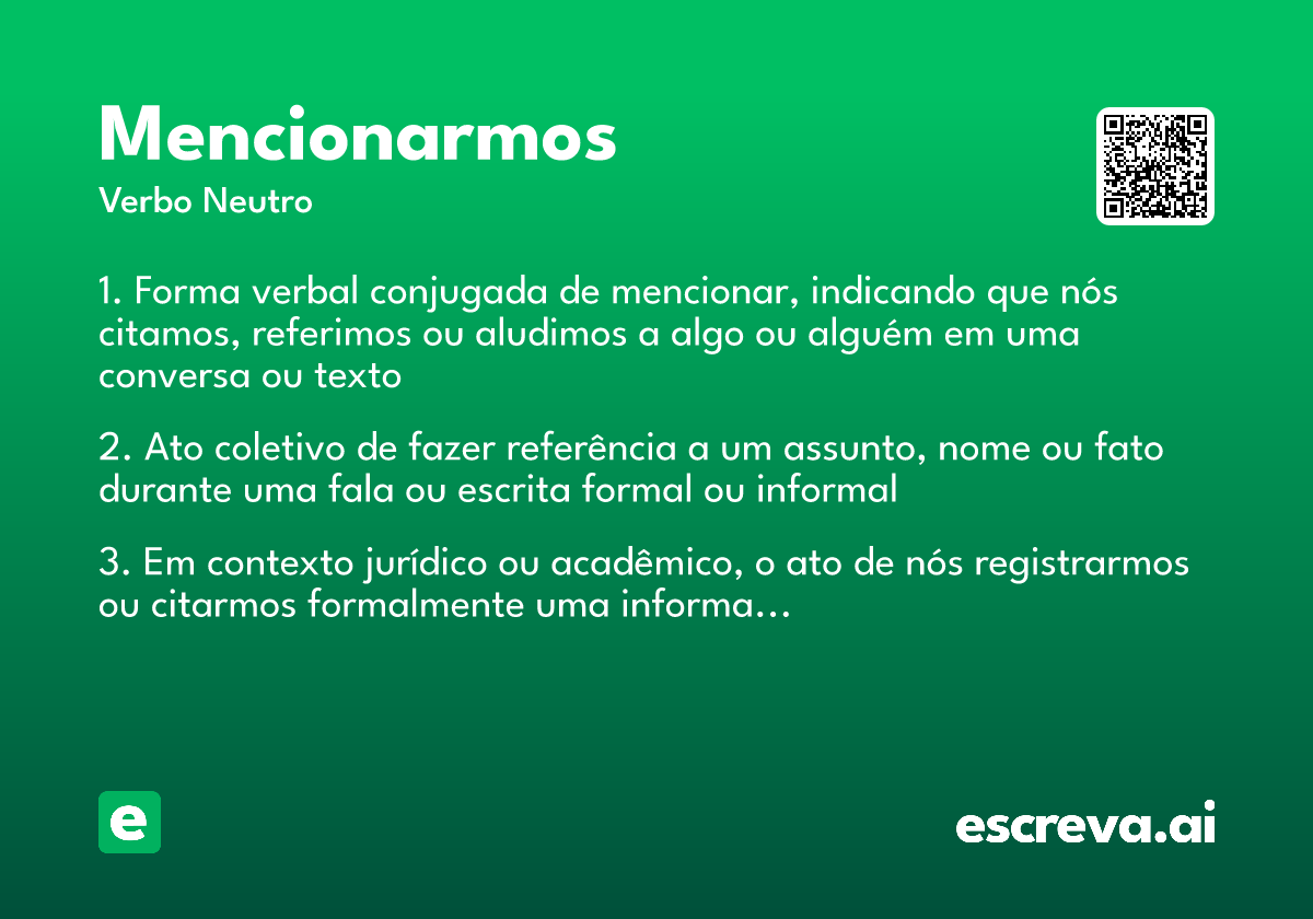 mencionarmos