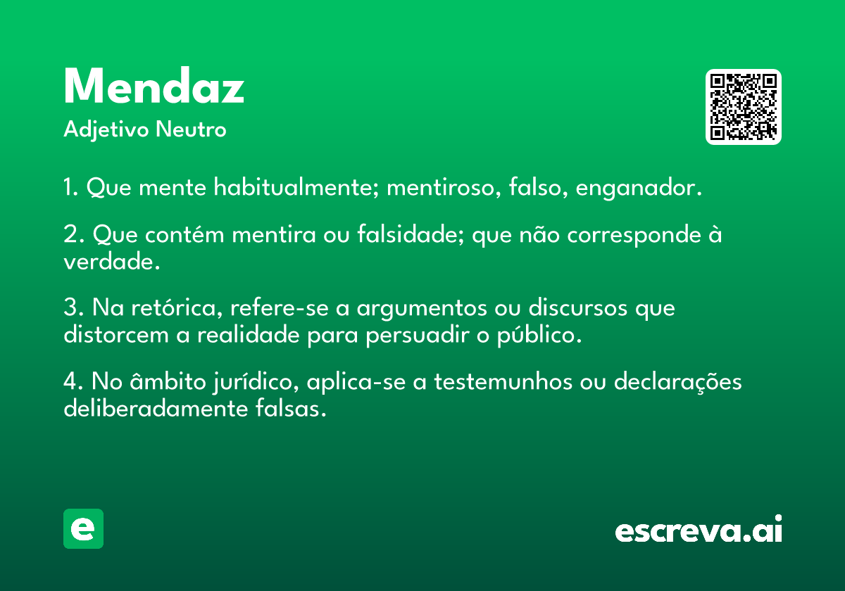 mendaz