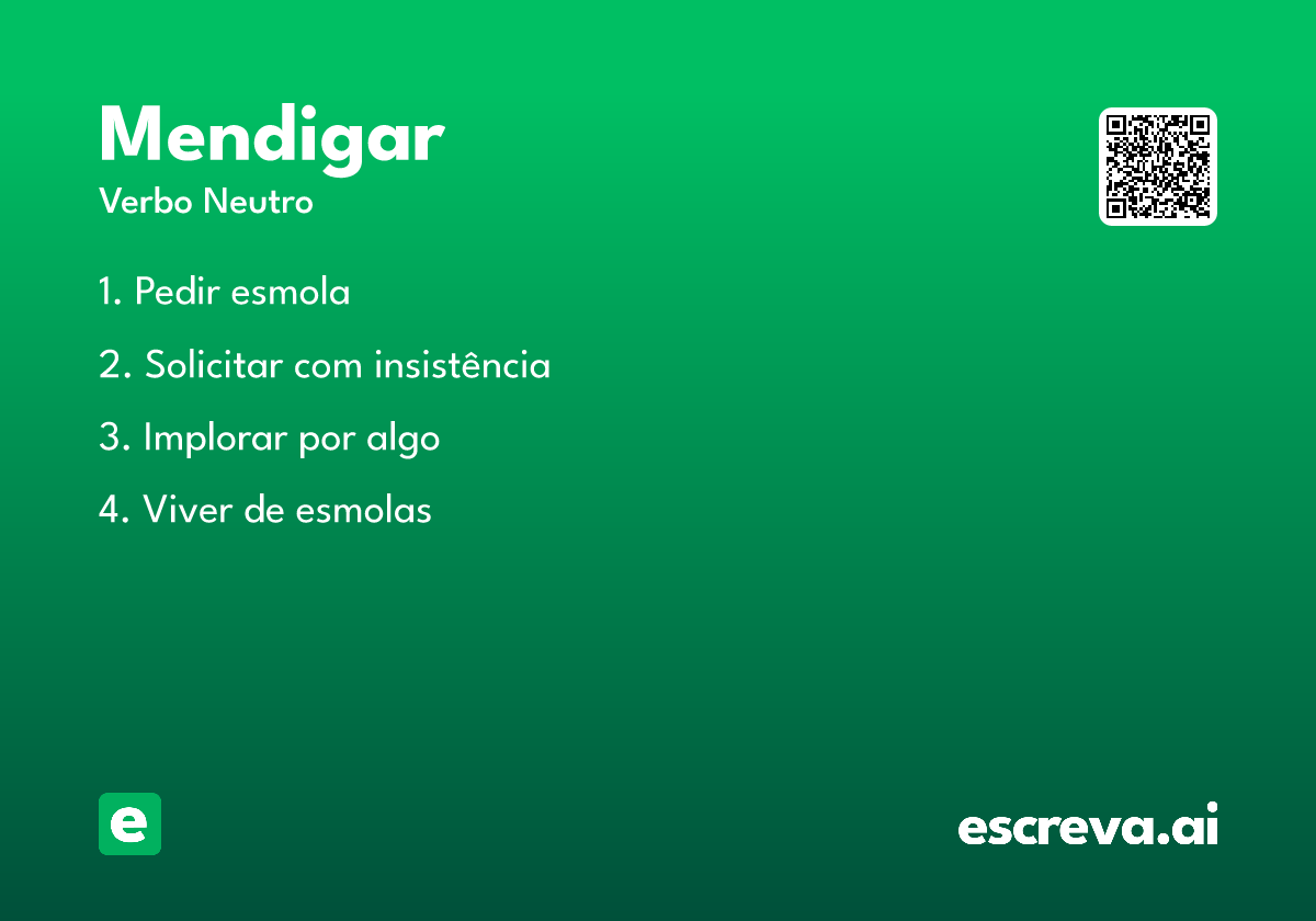 mendigar