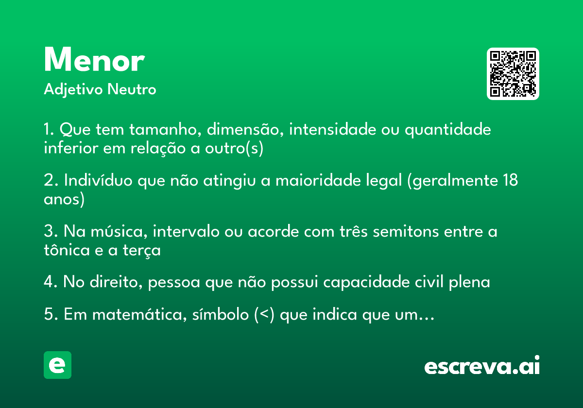 menor