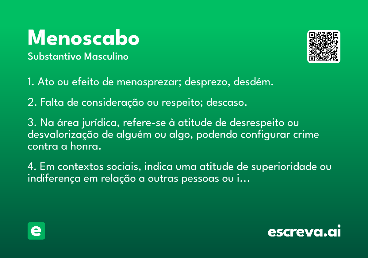menoscabo