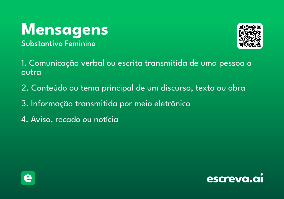 mensagens