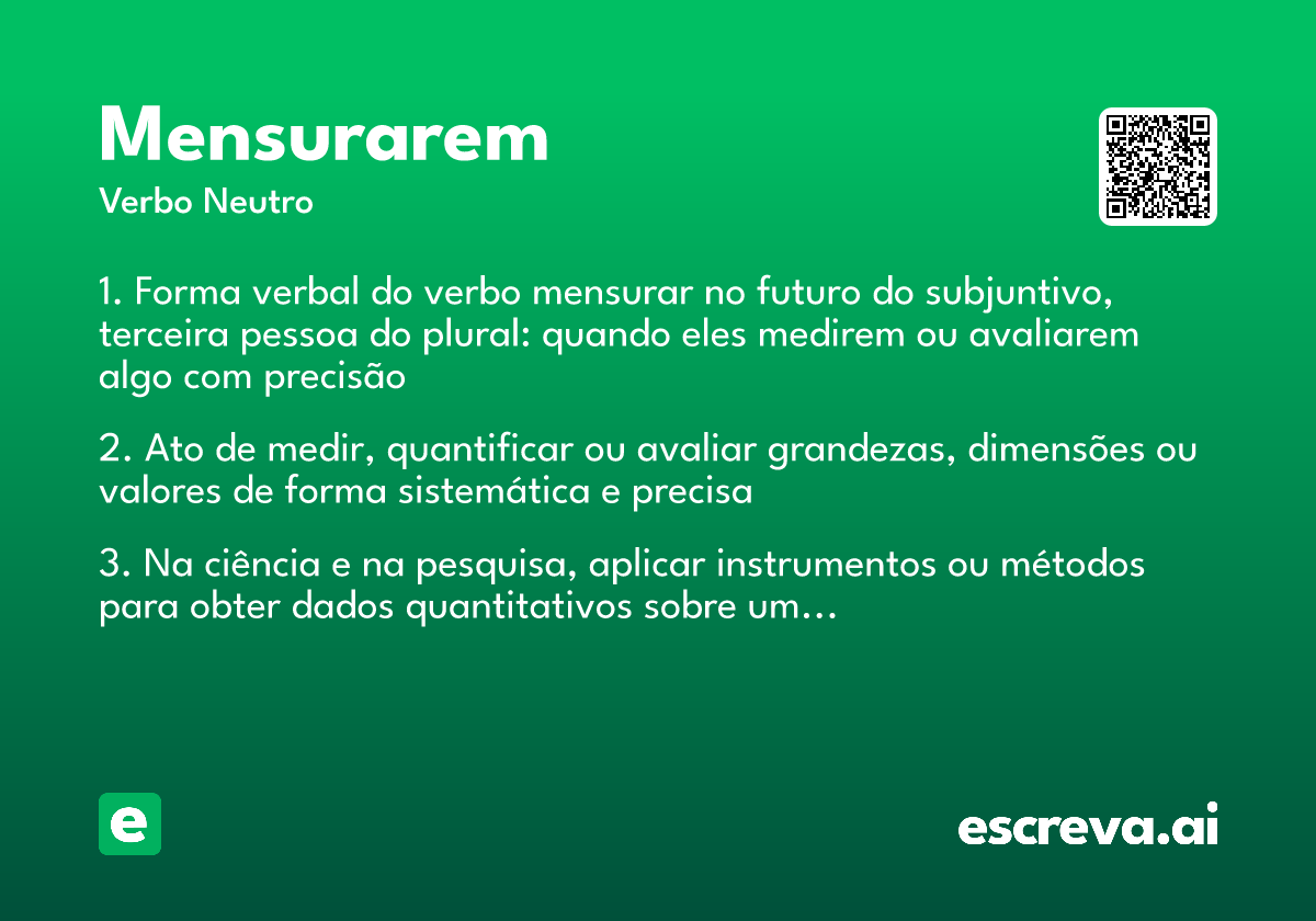 mensurarem