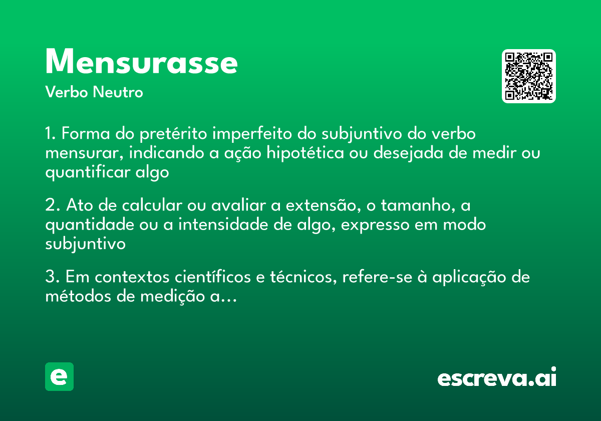 mensurasse