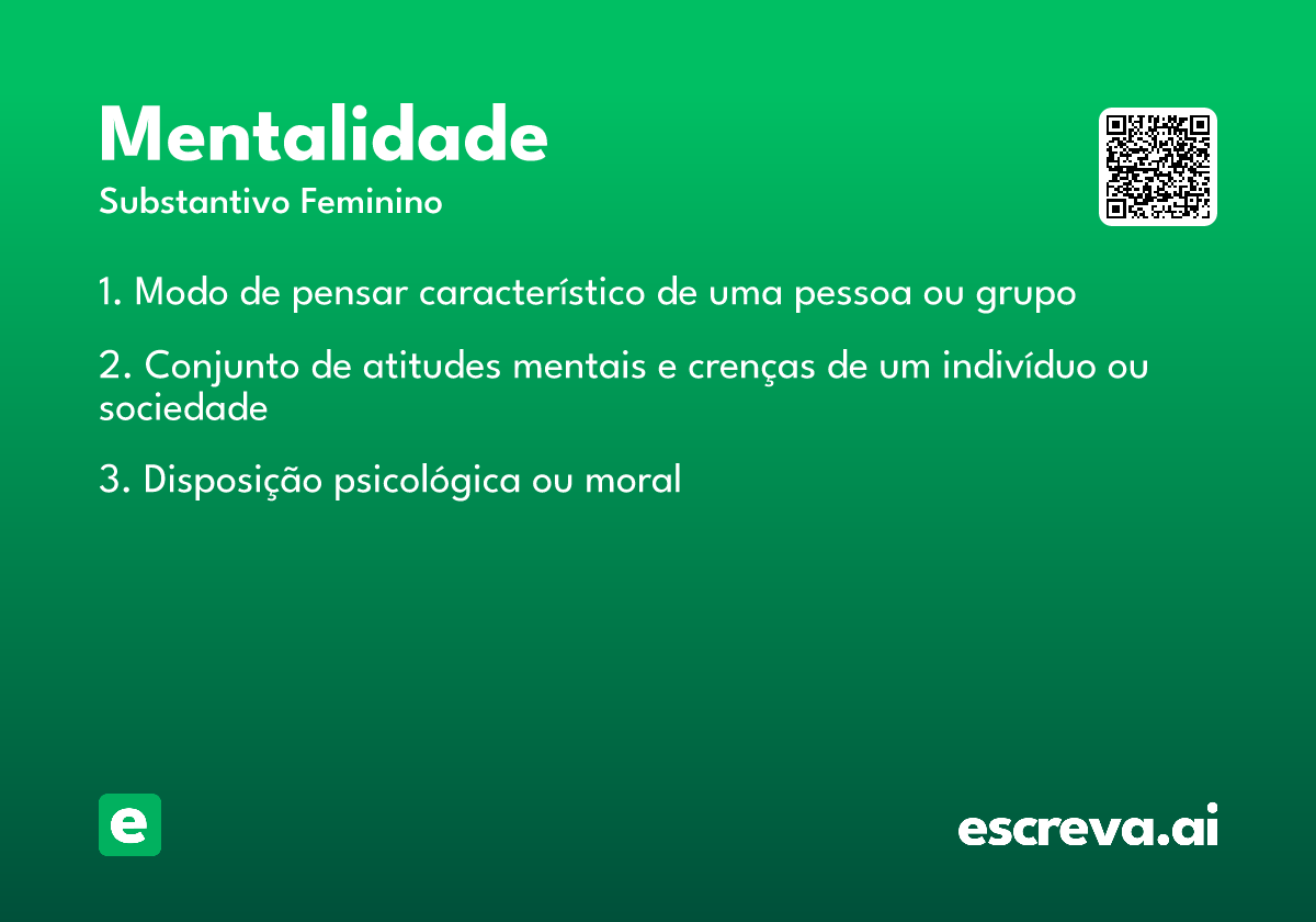 mentalidade