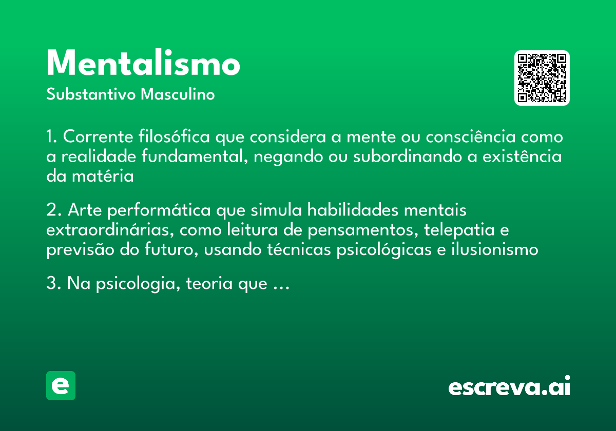 mentalismo