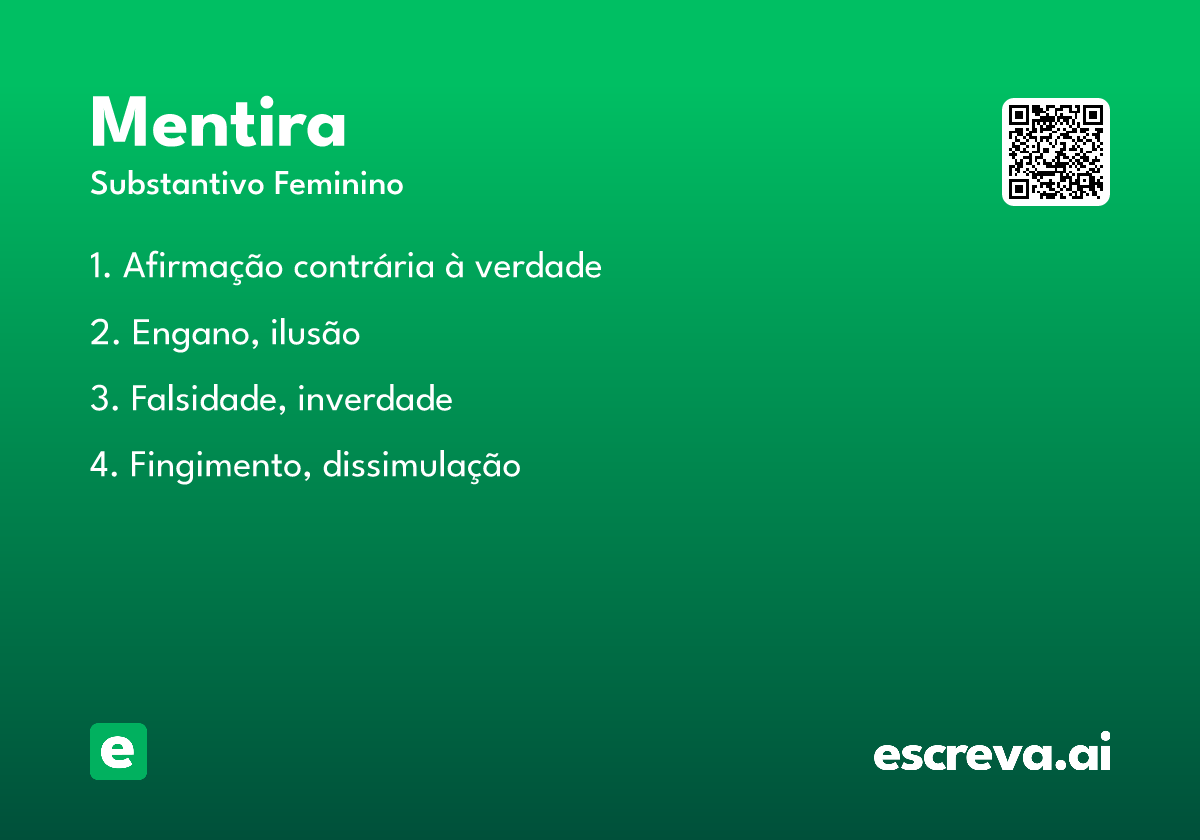 mentira