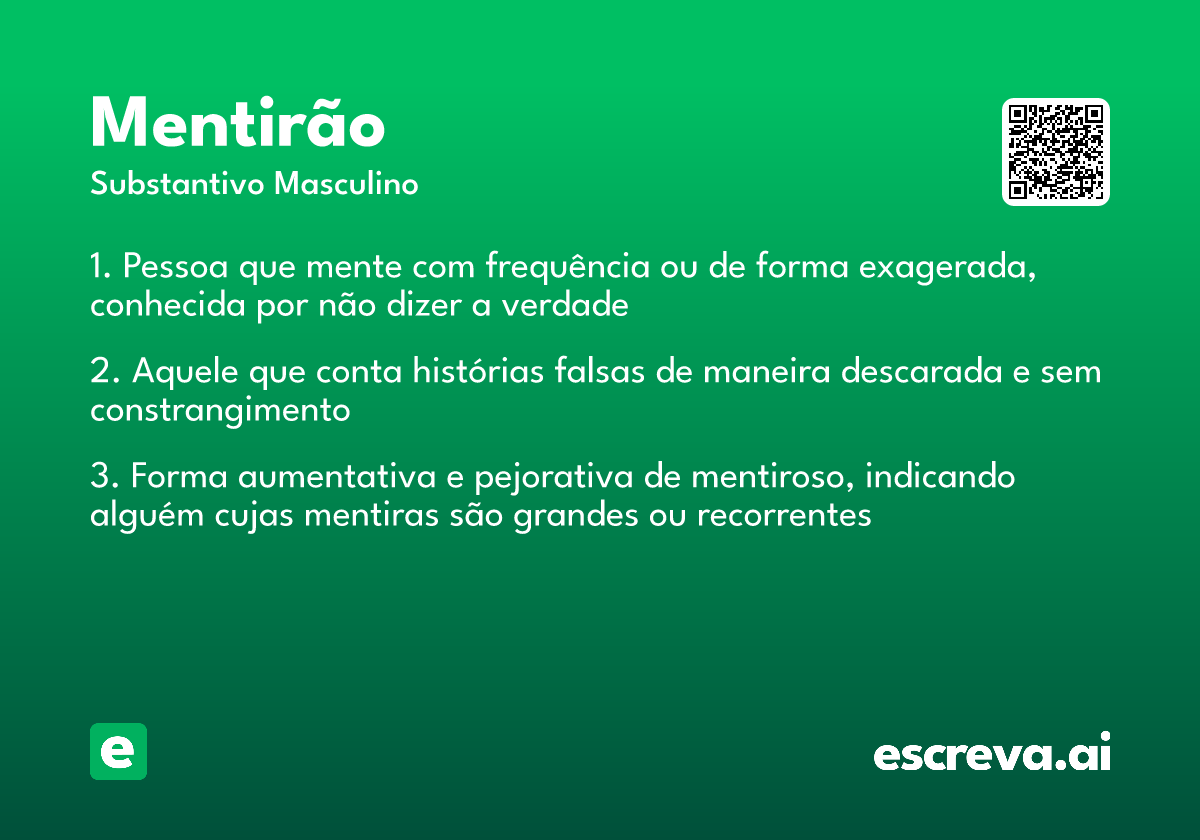 mentirão