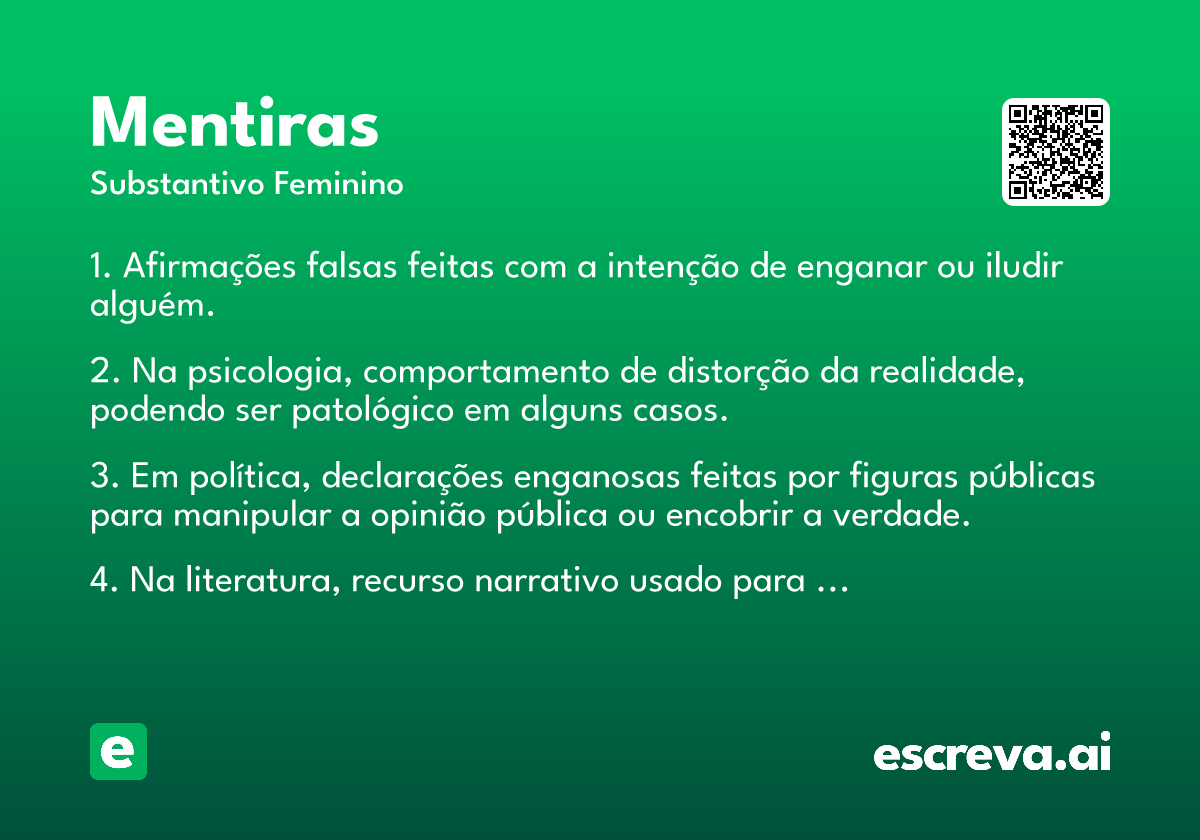 mentiras