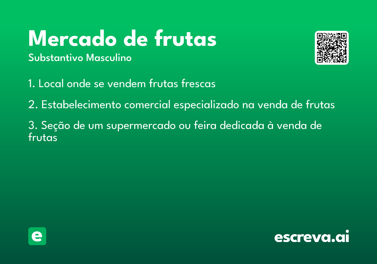mercado de frutas