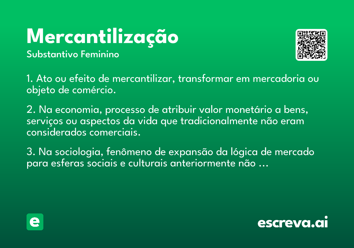 mercantilização